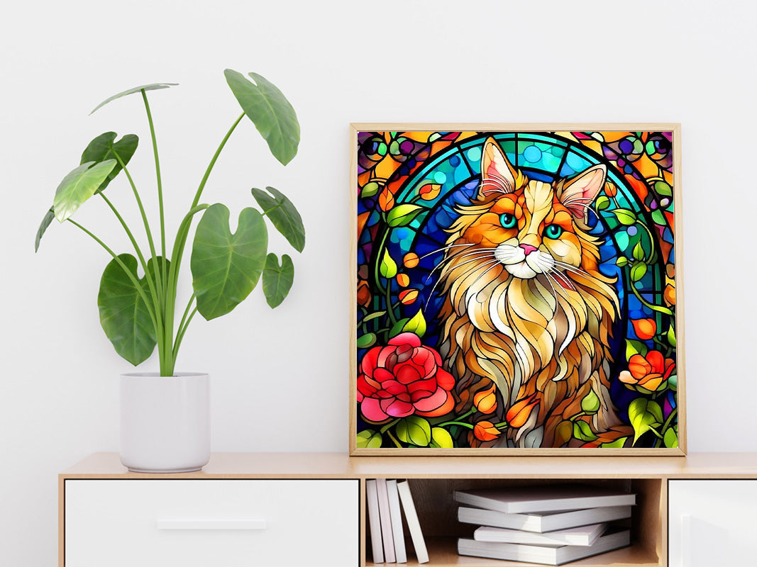Stained Glass - DIY Diamond Painting Kit