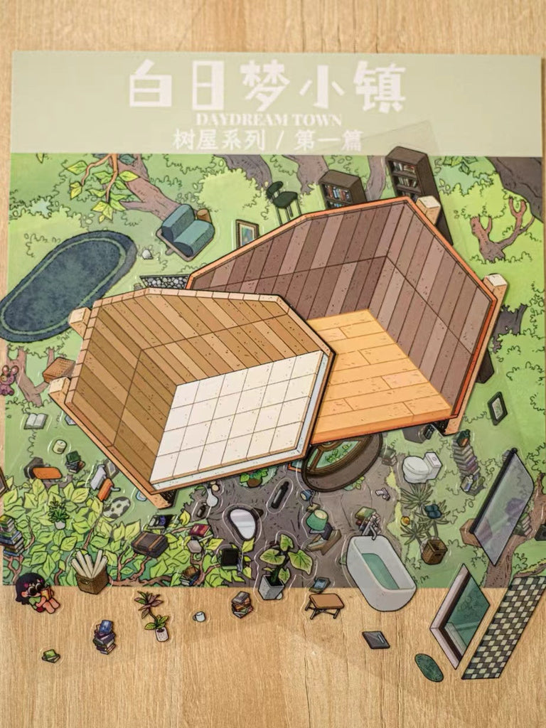 Create Dream Room Sticker Scene DIY 3D Miniature Scene