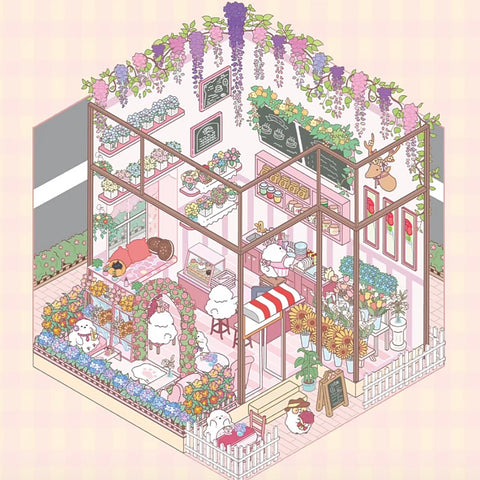 Sticker Scenes! Create your Dream Apartment|Bakery Shop|Outdoor Party|Halloween