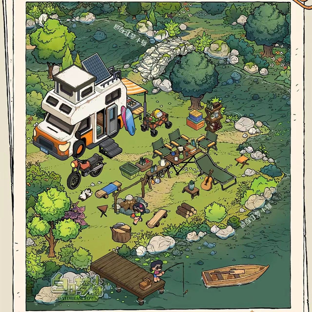 Create Dream Room Sticker Scene DIY 3D Miniature Scene