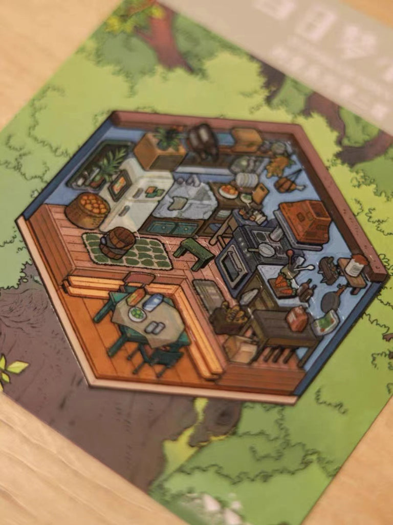 Create Dream Room Sticker Scene DIY 3D Miniature Scene