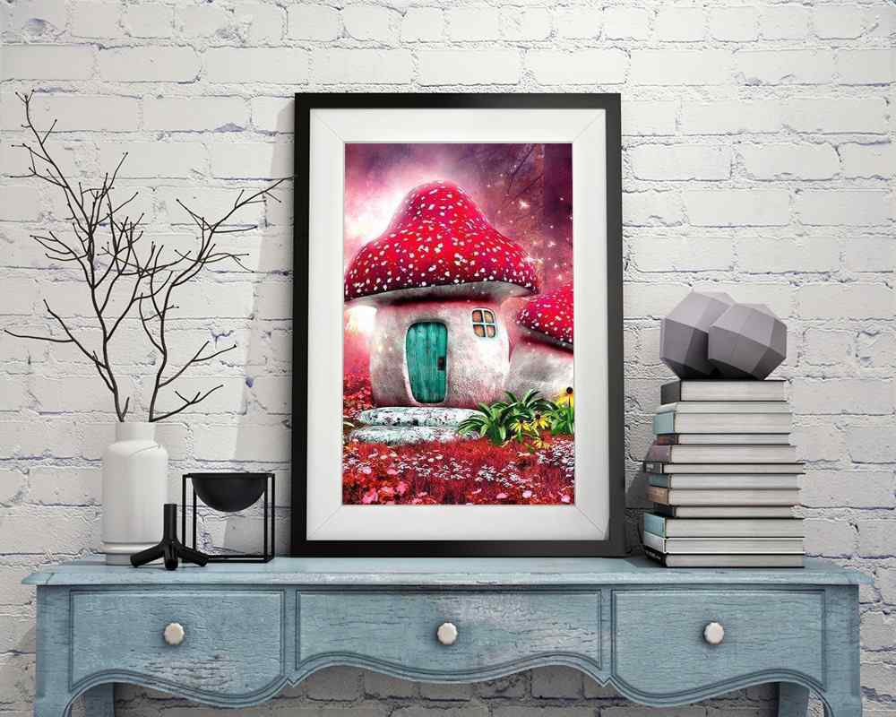 Mushroom House - DIY Diamond Painting Kit