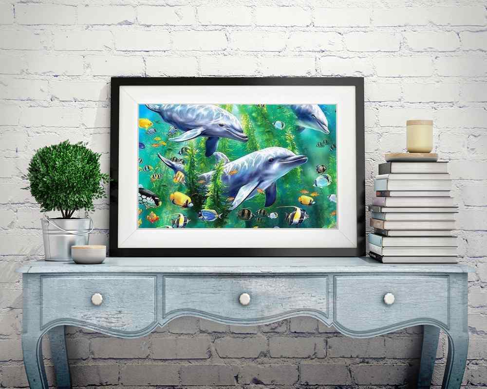 Dolphins - DIY Diamond Painting Kit
