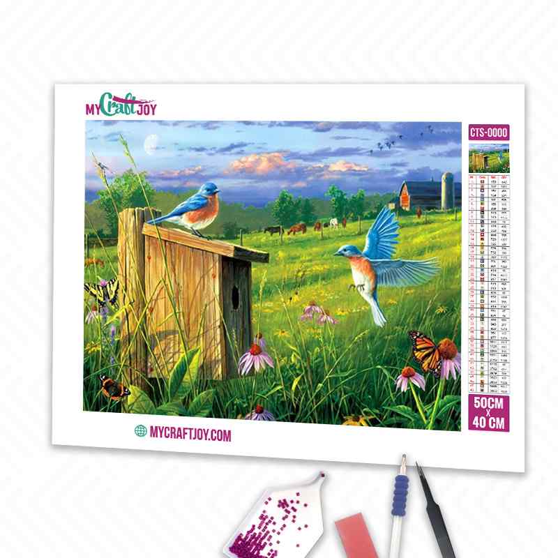 Birds House - DIY Diamond Painting Kit