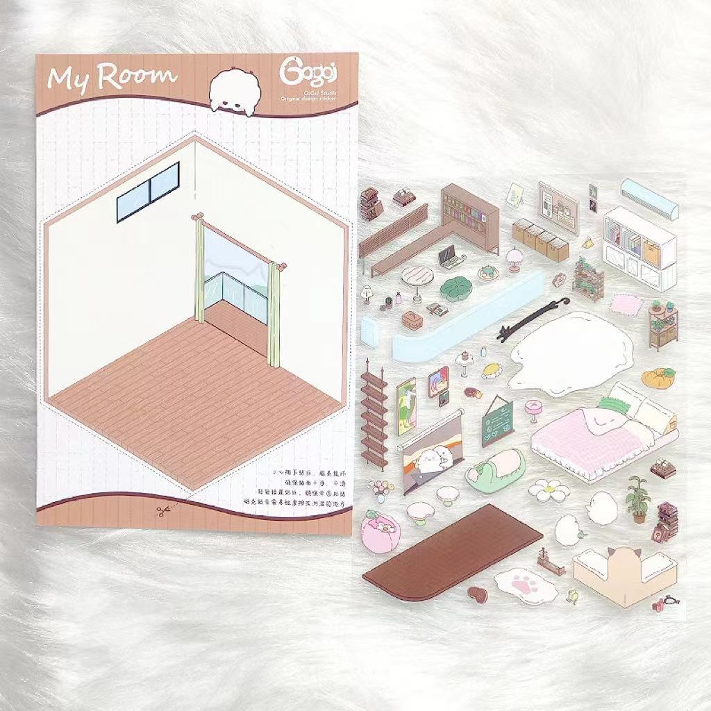 Sticker Scenes! Create your Dream Apartment|Bakery Shop|Outdoor Party|Halloween