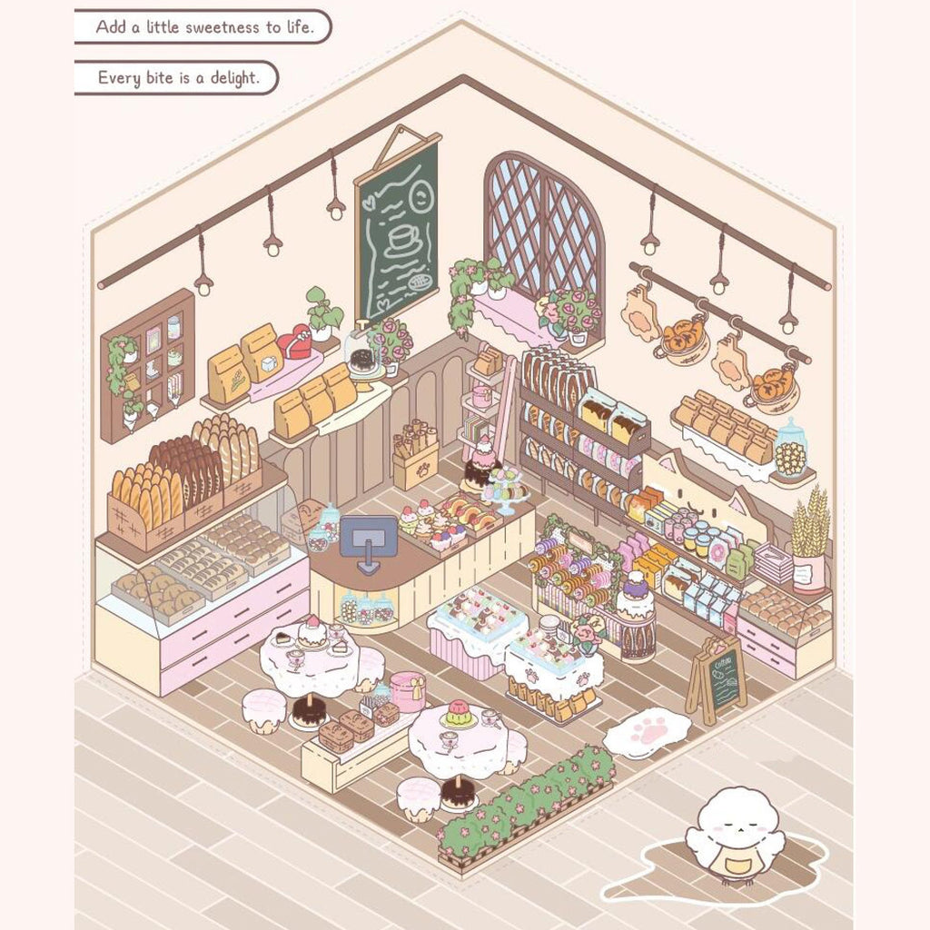 Sticker Scenes! Create your Dream Apartment|Bakery Shop|Outdoor Party|Halloween