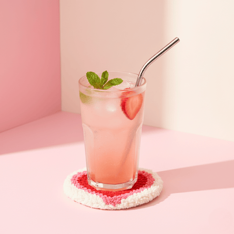 Breakfast - Punch Needle Coaster (6-Piece Set)