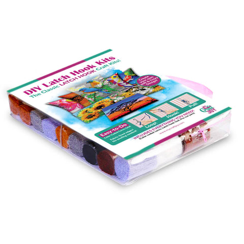 Frieze Pattern Rug - (16x24in - 40x60cm) - DIY Latch Hook Kit