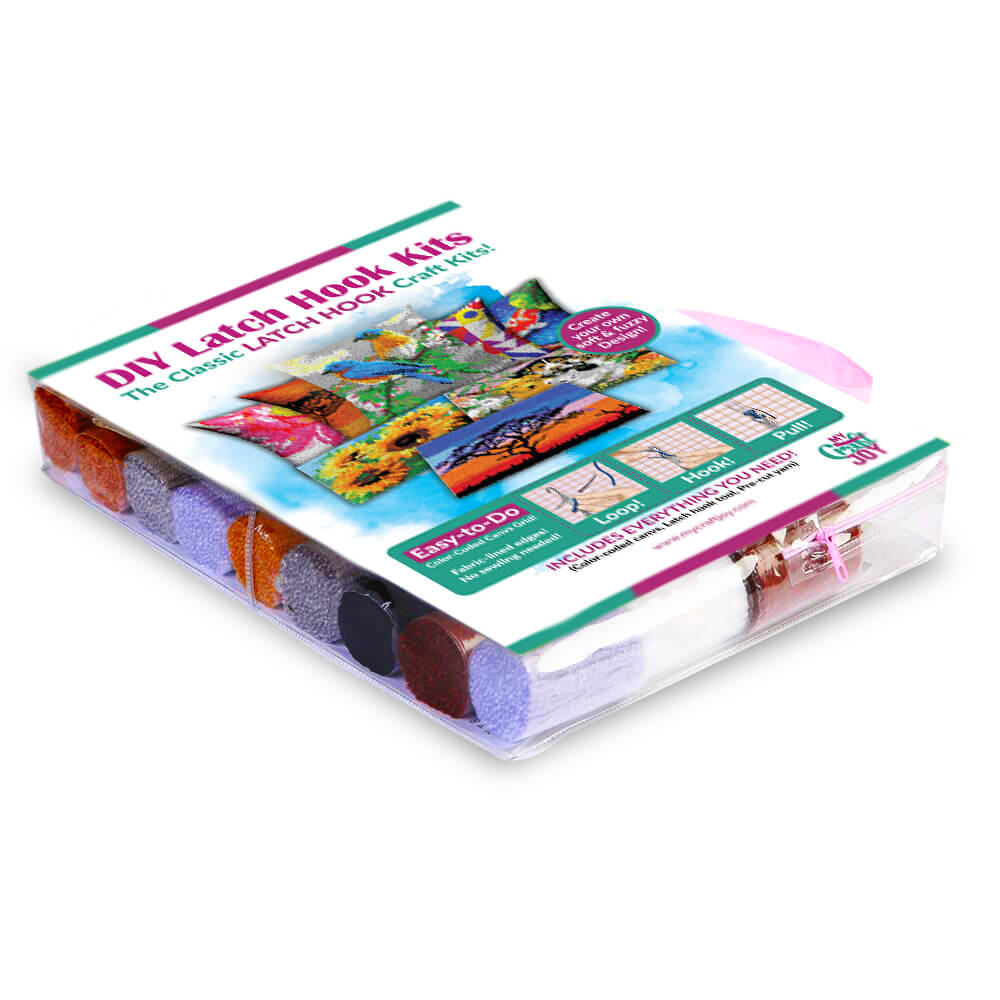 Medieval Pattern Rug - (16x20in - 40x50cm) - DIY Latch Hook Kit