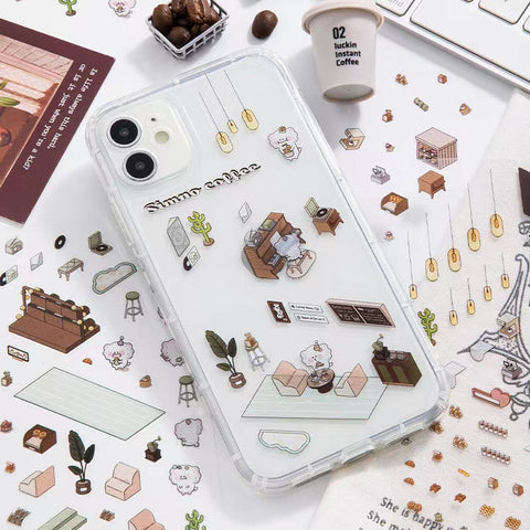 Stickers Scene, Make your Own Supermarket|Coffee Shop|Restaurant|Bookstore