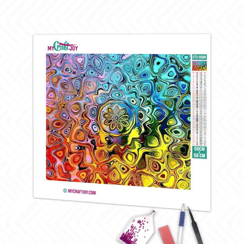 Abstract - DIY Diamond Painting Kit