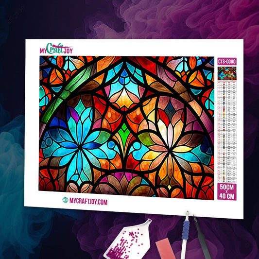 Stained Glass - DIY Diamond Painting Kit